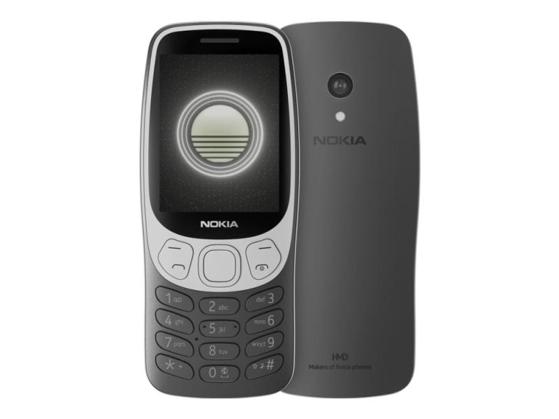 Nokia 3210 4G Dual-Sim Telefon - Grunge Sort - HMD Global
