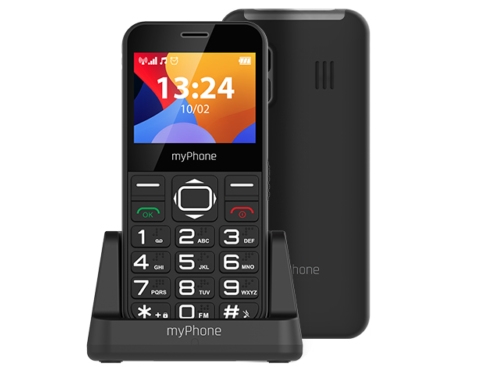 Halo 3, Menu, Single Sim, 5,87 Cm (2.31"), 0,3 Mp, 1000 Mah, Sort fra Myphone