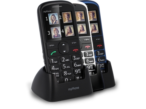 Halo 2, Menu, Single Sim, 5,59 Cm (2.2"), 0,3 Mp, 900 Mah, Sort fra Myphone