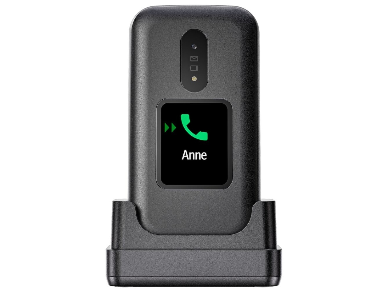 2880, Muslingeskal, Single Sim, 320 X 240 Pixel, Bluetooth, 1000 Mah, Sort, Hvid   Unden Strømforsyning fra Doro