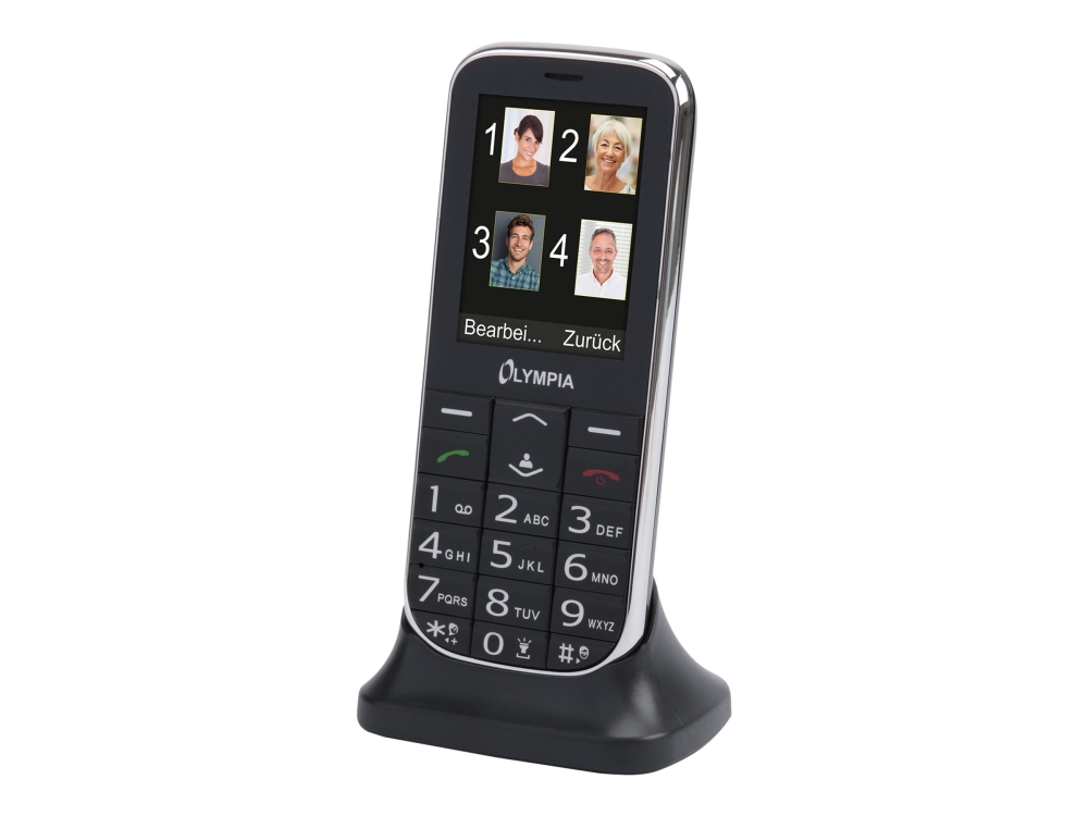 Joy Ii   Funktionstelefon   Dual Sim   Microsd Slot   Lcd Skærm   Sort fra Olympia