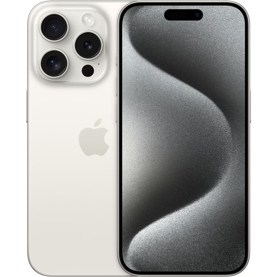 | Iphone 15 Pro   5g Smartphone   1tb   Hvidt Titanium fra Apple