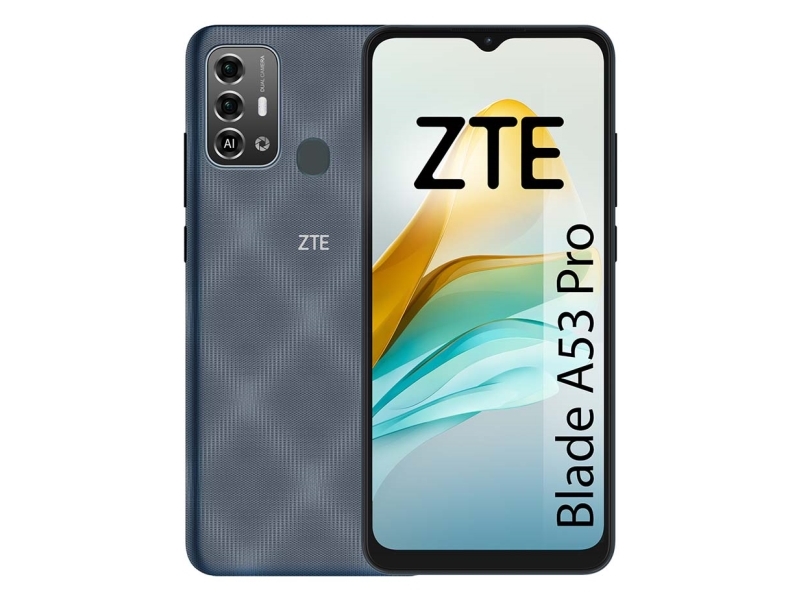 Blade A53 Pro 16.6 Cm (6.52&quot ) Hybrid Dual Sim Android 12 4g Micro Usb 4 Gb 64 Gb 5000 Mah Blue fra Zte