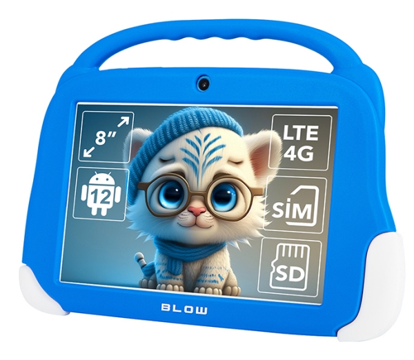 Kidstab8, 1,6 Ghz, Arm, 4 Gb, 64 Gb, Microsd (transflash), 128 Gb fra Blow