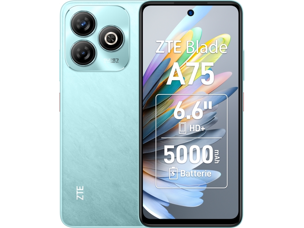 Blade A75, 16,8 Cm (6.6"), 4 Gb, 128 Gb, 50 Mp, Android 9.0, Grøn fra Zte