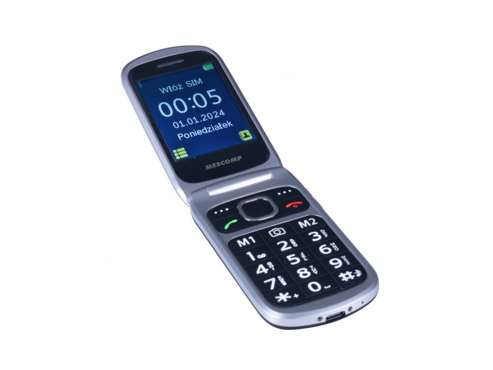 Mobilusis Telefonas Su Flip Phone For Seniors Mt 184 Bruno 4g fra Mesmed