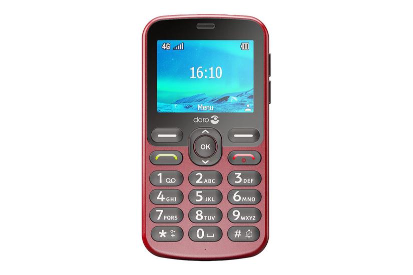 1881   Rød   4g Funktionstelefon   17 Mb   Gsm fra Doro