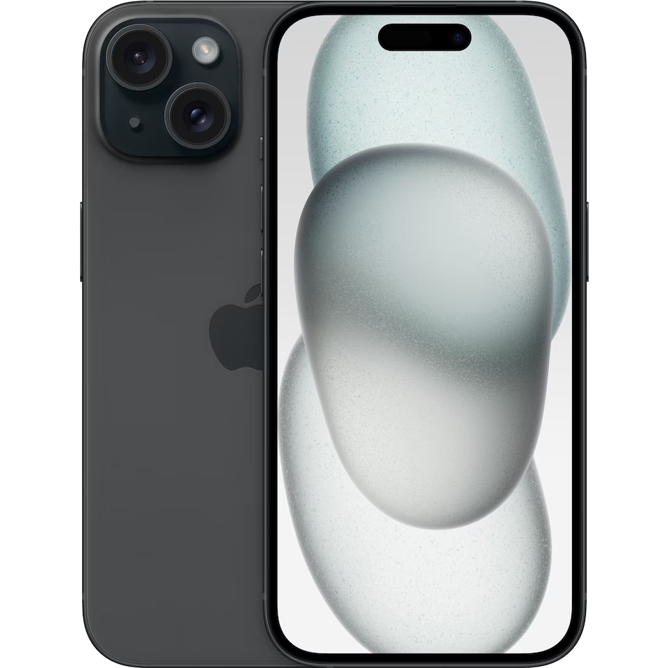| Iphone 15  5g Smartphone   256gb   Sort fra Apple