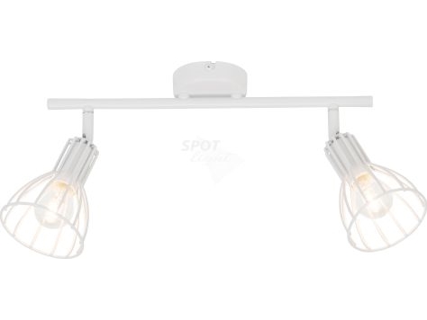 Loftslampe Megan 2x60w E14 Hvid (2743202) fra Spot Light