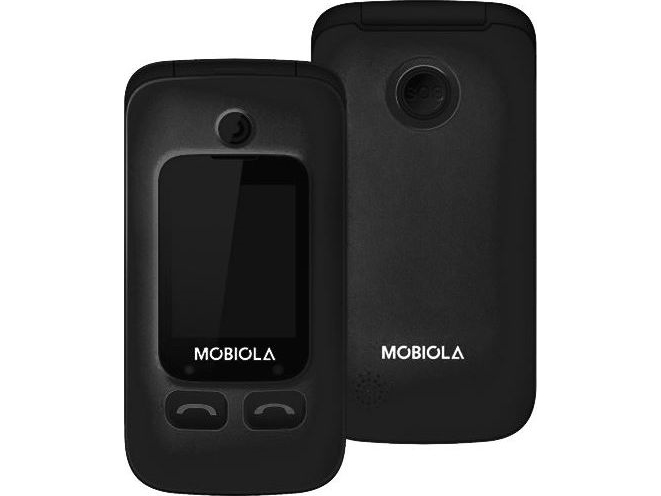 Mb610 Dual Sim Mobiltelefon Sort fra Mobiola