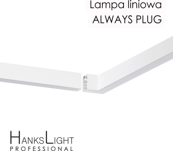 Ceiling Lamp   Led Lamp  , White, Linear, Alu, Suspension, Plug Connection Option, 1200mm, Down36w, 4000k fra Hankslight