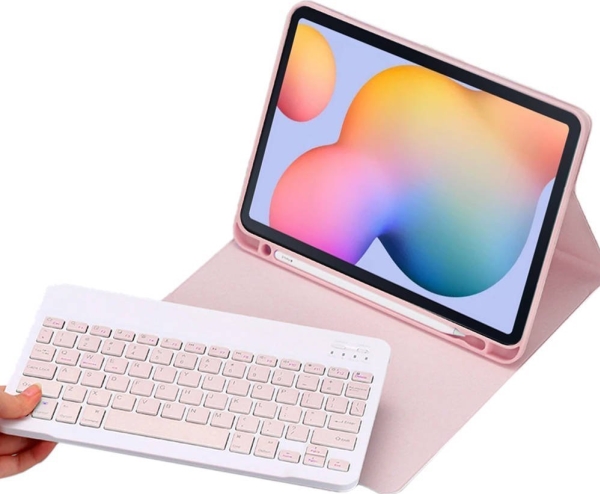 Tablet Case Samsung Galaxy Tab S6 Lite Keyboard Case   Cfs6l (pink) Universal fra Strado