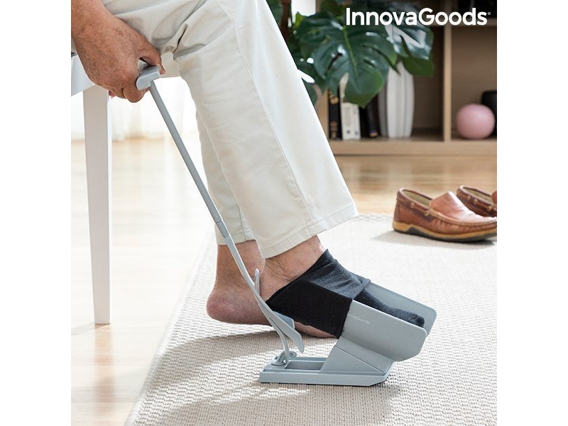 Sokke  Og Skoske Med Shoeasy Lynlås Til Fjernelse Af Sokker fra Innovagoods