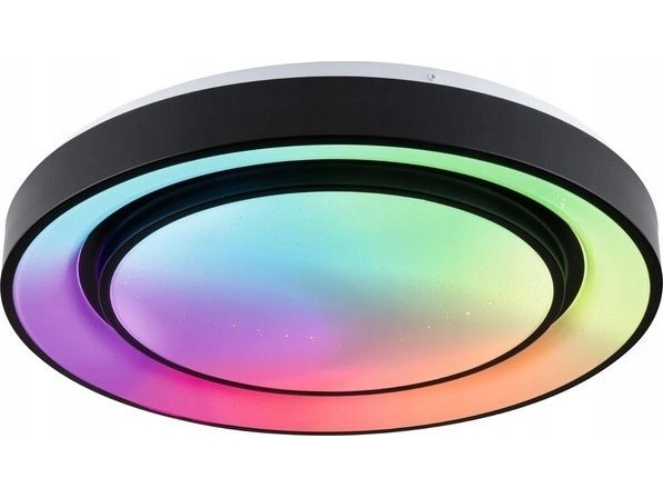 Panel Rainbow Dynamic 38,5 W Rgb Variabel Hvid Sort Loftslampe fra Paulmann