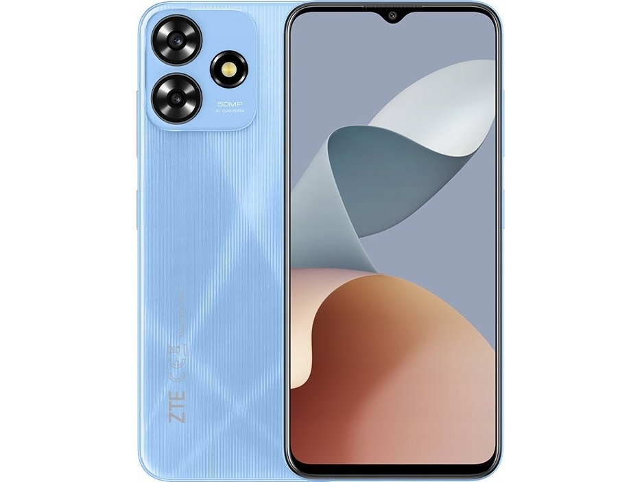 Blade A73 4 128gb (blå) Smartphone fra Zte