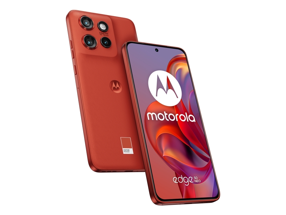 Edge 50 Neo 16,1 Cm (6,36") Dobbelt Sim Kort Android 14 5g Usb Type C 8 Gb 256 Gb 4310 Mah Rød fra Motorola