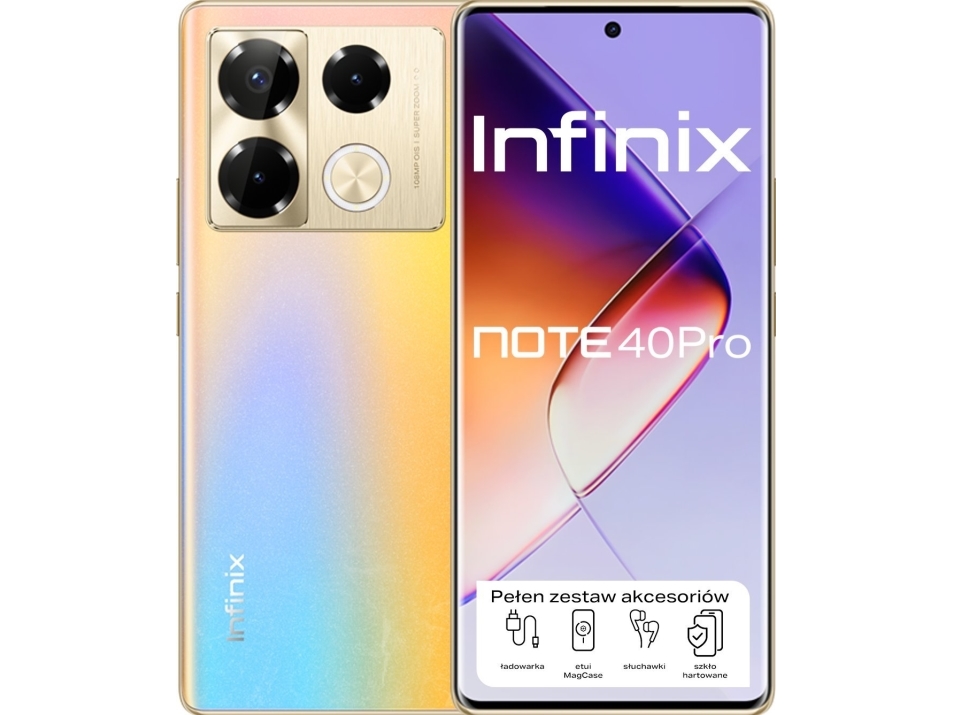 Note 40 Pro 12 256gb Titan Gold fra Infinix