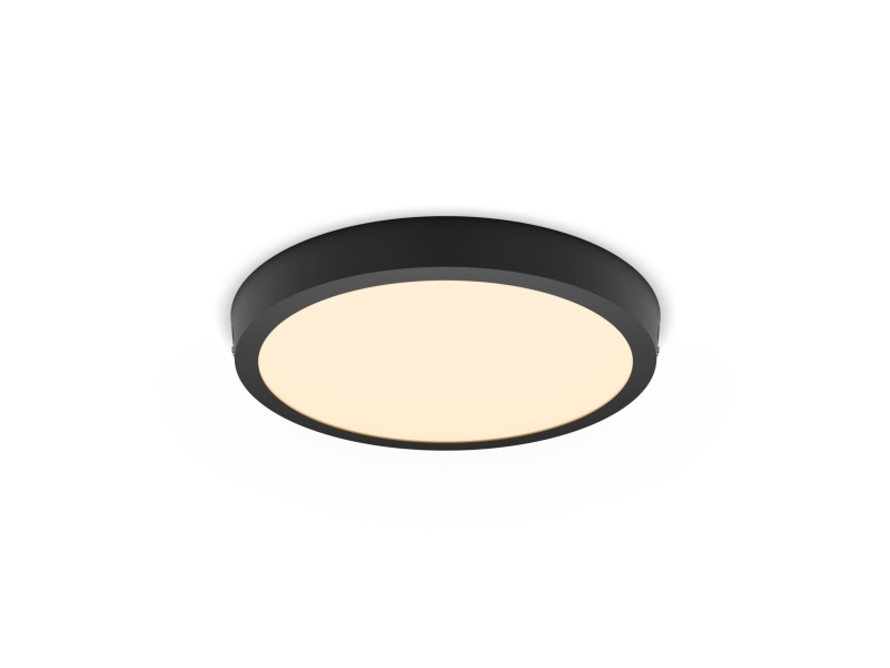 Magneos Dl252 Loftslampe, Rund, Sort, 1900 Lm, 2700k fra Philips