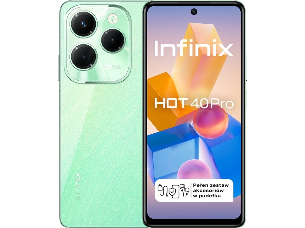 Hot 40pro Green 8 256gb Smartphone fra Infinix