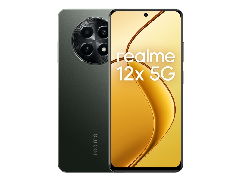 12x 5g Glødende Sort Android Smartphone (8 Gb Ram, 256 Gb Speicher) fra Realme
