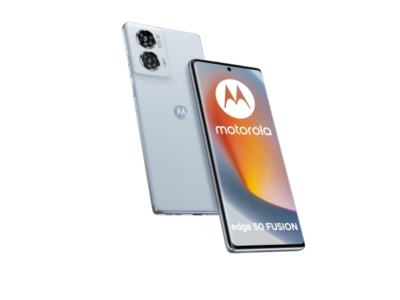Edge 50 Fusion, 17 Cm (6.7"), 12 Gb, 256 Gb, 50 Mp, Android 14, Lyse Blå fra Motorola