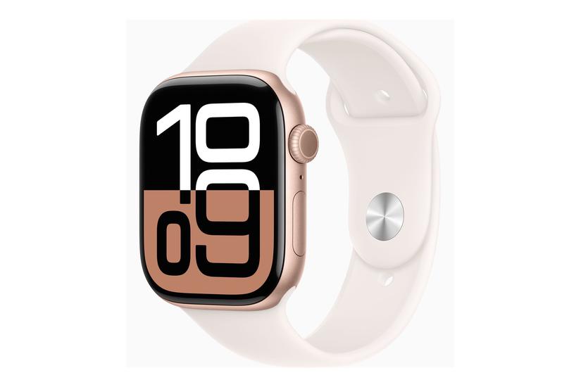 Watch Series 10 (gps)   Roseguldaluminium   Smart Ur Med Sportsbånd   Lyserød   64 Gb fra Apple